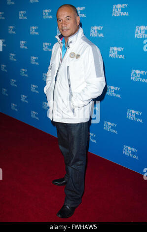 Sydney, Australie - 12 juin 2016 : VIP's et célébrités à pied et de poser pour des photos sur le tapis rouge de l'avant de la première du film australien Mahana qui a eu lieu au cours de la Sydney Film Festival. Temuera Morrison en image Credit : mjmediabox /Alamy Live News Banque D'Images