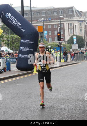 Série mondiale de triathlon ITU - Les Femmes de l'Élite - Leeds Banque D'Images