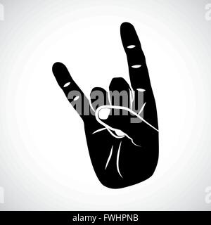 Illustration icône graphique vectoriel Devil Horns pour l'utilisation créative en design graphique Illustration de Vecteur