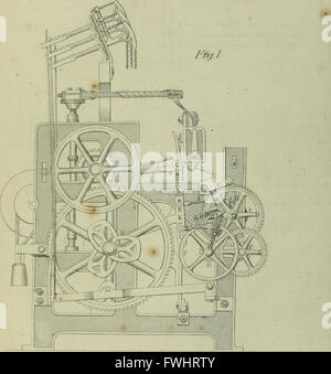 Le rapporteur pour avis de pratique du livre de design industriel et de l'ingénieur et du machiniste companion - formant un cours complet de mécanique, l'ingénierie et de dessin d'architecture (1866) Banque D'Images