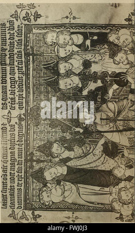 Une publication de 1900 détaillant trois ordres de couronnement, y compris le couronnement du roi Guillaume et de la reine Marie et la consécration des rois anglo-saxons. Banque D'Images