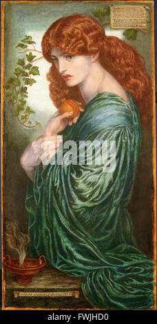 Dante Gabriel Rossetti - Proserpine - Banque D'Images