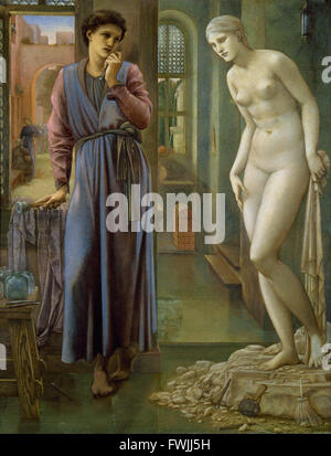 Edward Burne-Jones - Pygmalion et l'image - la main s'abstient - Birmingham Museum and Art Gallery Banque D'Images