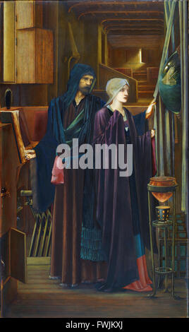 Edward Burne-Jones - l'Assistant Banque D'Images