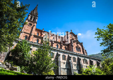 Basilique de Santa Maria, Covadonga, dans les Asturies, Espagne Banque D'Images