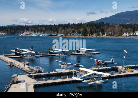 Terminal d'hydravion Vancouver à Coal Harbour, près du centre-ville Banque D'Images