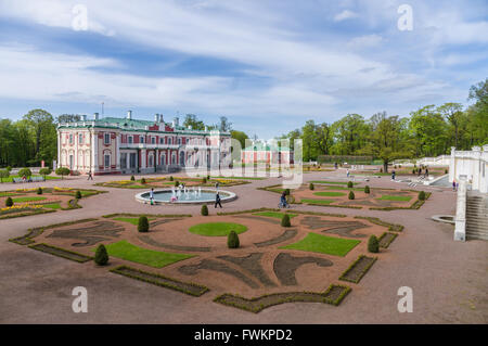 18e siècle de style baroque Palais Kadriorg, Tallinn, Estonie Banque D'Images