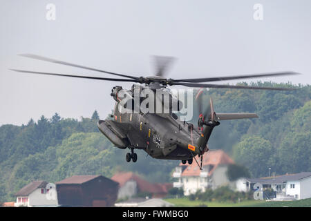 L'armée allemande (Deutsches Heer) Sikorsky CH-53GS grand hélicoptère de transport militaire. Banque D'Images