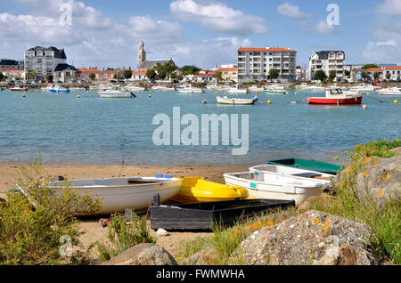 Port de Saint-Gilles-Croix-de-vie en France Banque D'Images