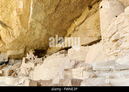 Cliff Palace logement Le Parc National de Mesa Verde, Colorado, USA Banque D'Images