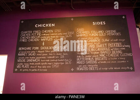 Ashley Christensen's restaurant Beasley's Chicken  + miel dans Raleigh, Caroline du Nord NC USA Banque D'Images