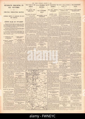 1941 page 4 la fois armée allemande avance sur Kiev et le Sergent James Ward reçu la Croix de Victoria Banque D'Images