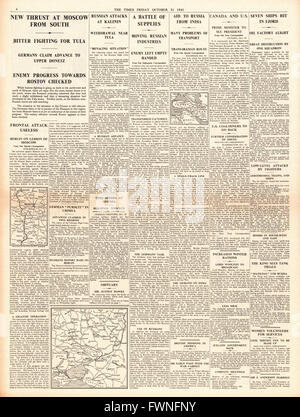 1941 page 4 la fois armée allemande atteint le bassin du Donets Banque D'Images