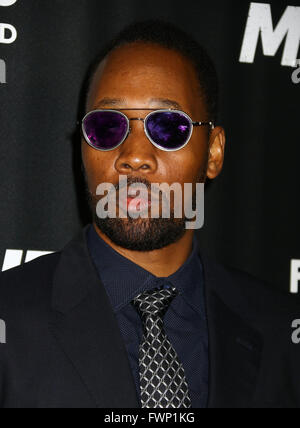 New York, USA. 6ème apr 2016. RZA assiste à la première de New York de 'Mr. Droit' qui s'est tenue à AMC Lincoln Square. Credit : Nancy/Kaszerman ZUMA Wire/Alamy Live News Banque D'Images