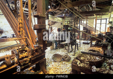 Stott Park Bobbin Mill Cumbria Banque D'Images