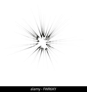 Exploser, Flash Cartoon Explosion, éclatement d'Étoile Banque D'Images