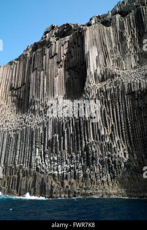 Les colonnes de basalte los Órganos, La Gomera, Canary Islands, Spain Banque D'Images