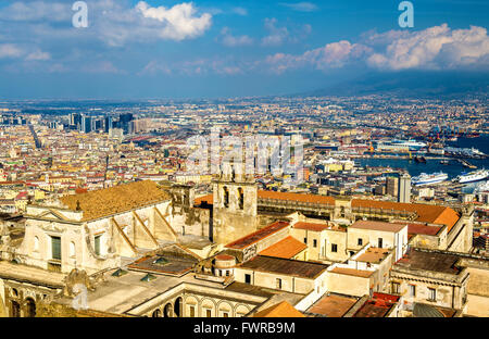 Vue de la Certosa di San Martino à Naples Banque D'Images