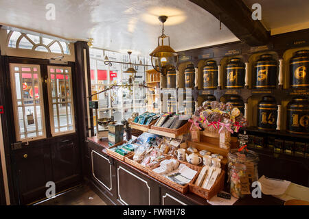 John Farrer & Co. est. Kendal 1819 Farrer's l'une des plus anciennes de lubrifiants indépendants et les torréfacteurs de la meilleurs thés et café, Banque D'Images