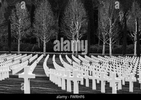 Florence, Italie - Novembre 2015 - Seconde Guerre mondiale cimetière à Florence, Italie. 2015 Banque D'Images