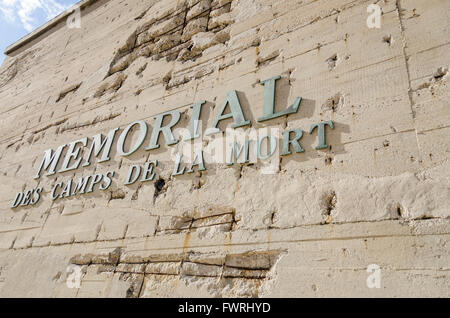 LE MUCEM, MÉMORIAL DES CAMPS DE LA MORT, MARSEILLE, BDR, FRANCE 13 Banque D'Images