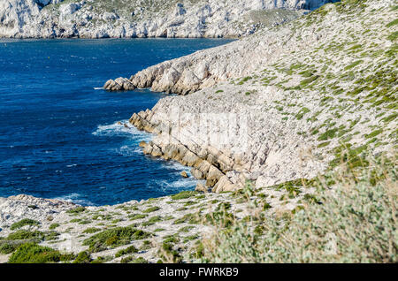 LE PORT DES GOUDES, MARSEILLE, BDR FRANCE 13 Banque D'Images