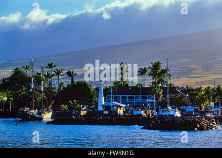 Port de Lahaina sur Maui Banque D'Images