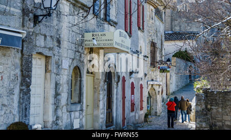 LES BAUX DE PROVENCE, MASSIF DES ALPILLES, BDR FRANCE 13 Banque D'Images