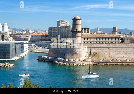 FORT ST JEAN, MARSEILLE, BDR, FRANCE 13 Banque D'Images