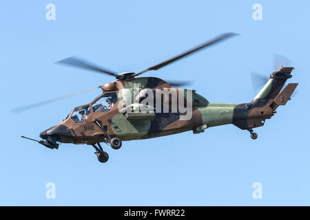 Eurocopter EC-665 Tigre (Tiger) Armed Reconnaissance Helicopter de l'armée française (Armée de terre) Banque D'Images