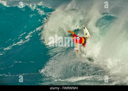 Surf à Maui Banque D'Images