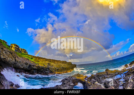 arc en ciel, Maui Banque D'Images