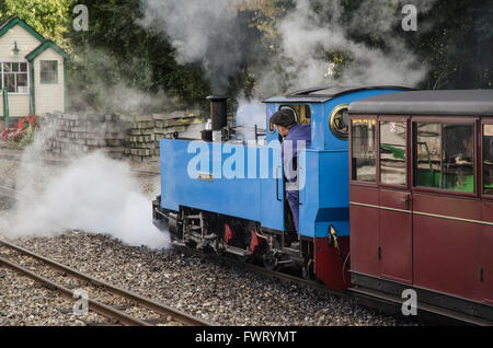 Bure Valley Railway steam engine Aylsham Norfolk Banque D'Images