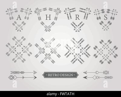 Résumé vecteur géométrique moderne modèle . Arrière-plan avec place pour le texte Illustration de Vecteur