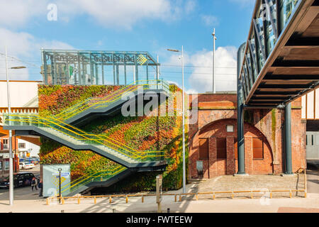 La nouvelle gare Deansgate Manchester Metrolink Castlefield Banque D'Images