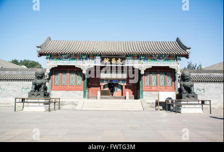 Le Wenchang Hall, le Palais d'été, Pékin, Chine Banque D'Images