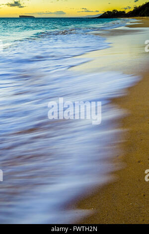 Makena Beach, Maui Banque D'Images