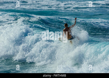 Surf à Maui Banque D'Images