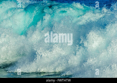 Vagues à Ho'okipa Beach Park, Maui Banque D'Images