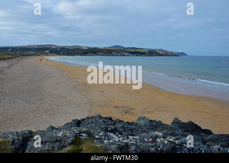 Culdaff plage pavillon bleu, Culdaff, Inishowen, comté de Donegal, Irlande Banque D'Images