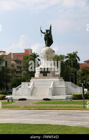 Vasco Nuñez de Balboa Statue Banque D'Images