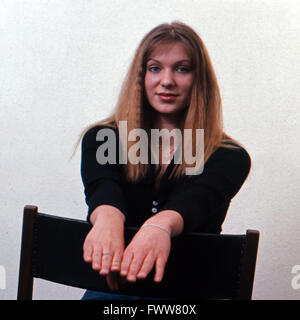 Deutsche Schauspielerin Sabine Kaack, 1980er Jahre Deutschland. L'actrice allemande Sabine Kaack, l'Allemagne des années 1980. Banque D'Images