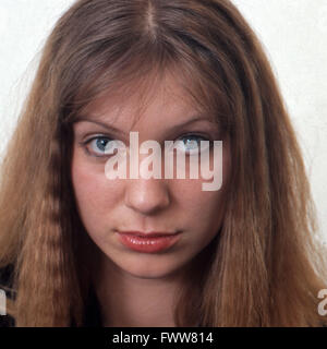 Deutsche Schauspielerin Sabine Kaack, 1980er Jahre Deutschland. L'actrice allemande Sabine Kaack, l'Allemagne des années 1980. Banque D'Images