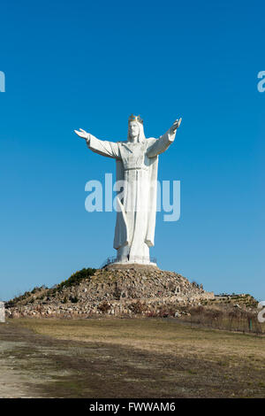 Christ Roi, la plus grande statue de Jésus, dans la voïvodie de Lubusz, Świebodzin, dans l'ouest de la Pologne, de l'Europe Banque D'Images