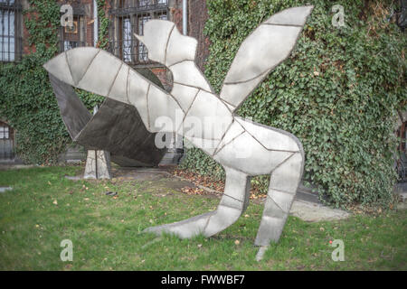 King Athur's Knights par Magdalena Abakanowicz Wroclaw Boulevard Dunikowskiego Banque D'Images