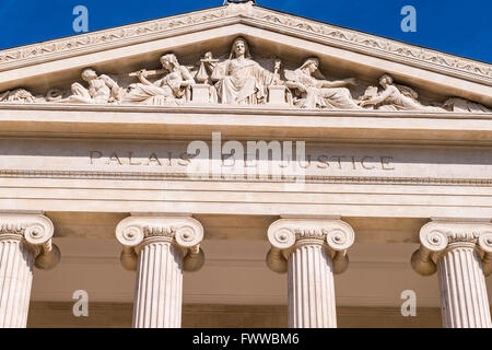 Palais de Justice, Marseille bouche du Rhône France Banque D'Images