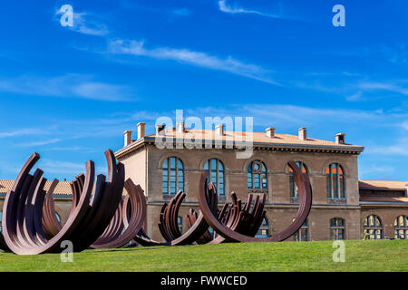 Sculpture du Pharo Marseille Bouche du Rhône France Banque D'Images