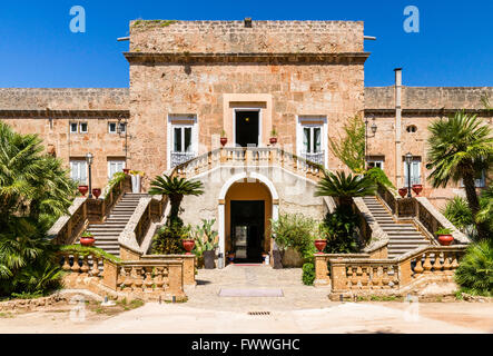 Villa Boscogrande, emplacement de la Leopard ou Il Gattopardo de Luchino Visconti, Palerme, Province de Palerme, Sicile, Italie Banque D'Images