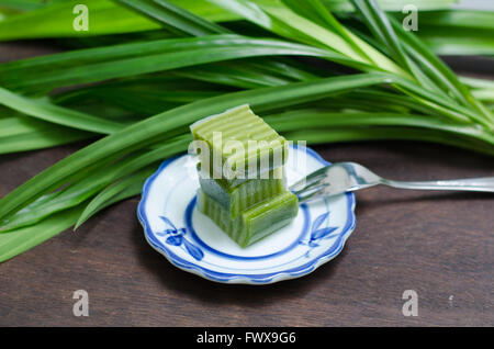 Dessert sucré,Thaïlande thai layer cake Banque D'Images