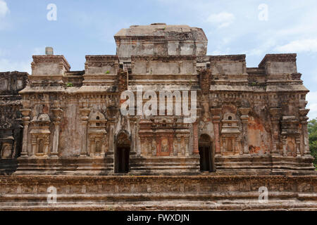 Le Thuparama (une grande maison de l'image bouddhiste), Polonnaruwa, Sri Lanka Banque D'Images